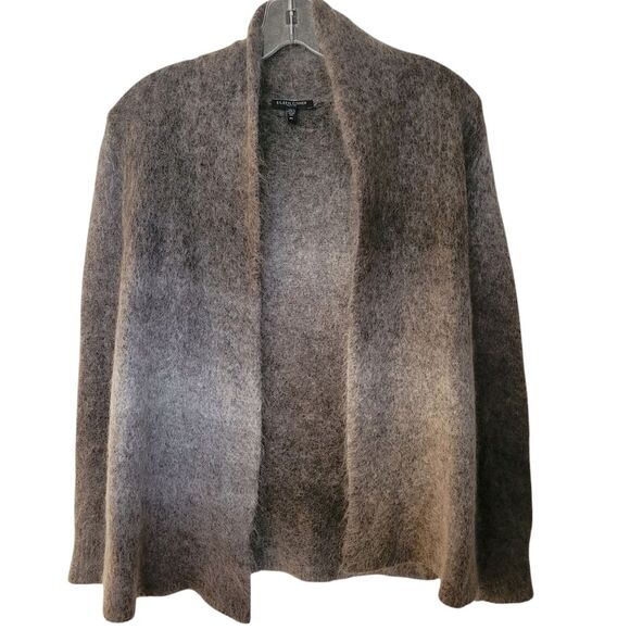 EILEEN FISHER MOHAIR TAN OPEN CARDIGAN PS - Picture 2 of 11
